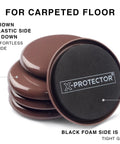 Move Heavy Furniture Without The Sweat Using These Versatile Furniture Sliders And Carpet Floor Glides With Thick Protective Socks.