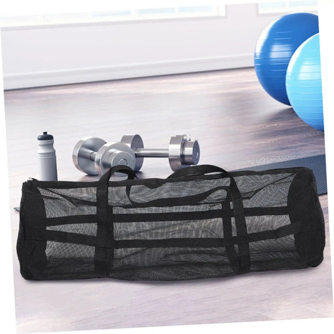 Large Mesh Sports Bag With Dual Straps For Comfortable Carrying For Gym Scuba And Outdoor Activities Holds Basketballs Soccer Balls And More Gear