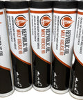 Five tubes of Three Percent Moly Lithium Complex No 2 High Temp Heavy Duty Grease For Construction And Mining, Water Resistant ISO 460 Base Oil