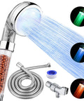 High Pressure Shower Head With Handheld Sprayer And Hose Holder, Filtration Bead Stone System for Purified Alkaline Water, PTFE Tape Included