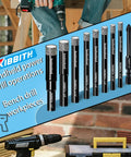 Seven Piece Diamond Drill Bit Set For Ceramic Porcelain Marble Granite And Glass With Dry Core Bits And Wax Lubricant