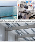 Collage of machinery and coastal building suitable for 40 Pack 3x12 Mm Dowel Pins In 316 Stainless Steel For Metal And Wood Projects
