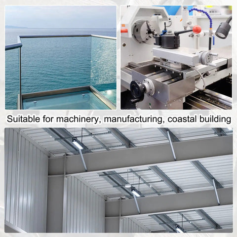 Collage of machinery and coastal building suitable for 40 Pack 3x12 Mm Dowel Pins In 316 Stainless Steel For Metal And Wood Projects