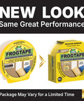 Delicate Surface Painters Tape With PaintBlock Technology For Sharp Lines And No Bleed, Low Adhesion 2 Inch Wide Yellow Packaging