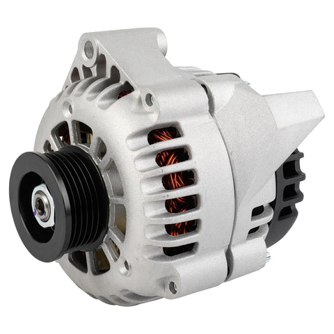Chevy 105Amp High Output Alternator Replacement For Chevrolet Tahoe Suburban Blazer Astro Express Vans C1500 C2500 C3500 K1500 K2500 K3500 12V CW S6 Pulley Direct Fit Easy Install