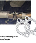 Exhaust flange gasket set, 2.25 in (58 mm), graphite with fire ring, 2 pcs for muffler/manifold