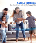 Family enjoying Hovering Orb Ball Toy Hand Controlled Drone No Remote Indoor Outdoor Fun For Kids And Teens in living room