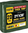 Beast Mode Heavy Duty 20 Mil Tarp Cover Waterproof UV Resistant Rip And Tear Proof Poly Tarpaulin Packaging 24 x 36 Feet