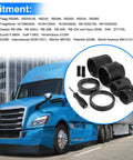 Pin And Bushing Adapter Service Kit 15030 For Heavy Duty Trucks And Equipment with round pins, bushings, and a tool.