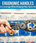 Rotary Duct And Tube Cutter For Large HDPE Ducts And Fiber Optic Lines Cuts 36 To 52 Millimeters With Ergonomic Handles