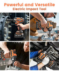Cordless Impact Wrench 1500 Nm Beast Power With Brushless Motor 20 Volt Max used on truck wheels and industrial bolts