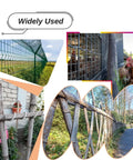 Various fences using 150 Pack 1 5/8 Inch Chain Link Fence Ties, 9 Gauge Galvanized Steel Twist For Quick No Tools Needed Fence Security On Farms, Ranches And Gardens Rustproof Weatherproof And Durable