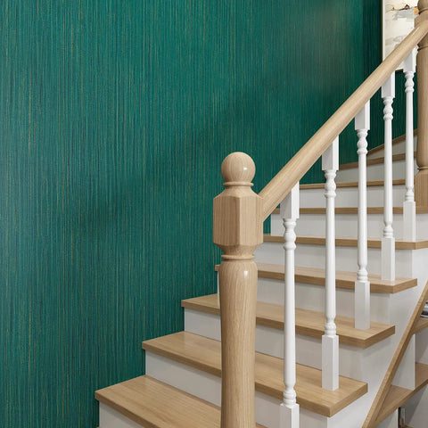 Teal Green Grasscloth Peel And Stick Wallpaper For Walls Self Adhesive Textured Linen Vinyl Covering Waterproof Faux Grasscloth