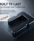 U Shape Stretch Belt Removal Tool For GM 5.3L And 6.2L Engines Rust Resistant Serpentine Belt Tensioner Wrench For Air Conditioning And Main Drive Pulleys Replacement 59560 Real Deal Grip Heavy Duty Car Belt Tool, black steel