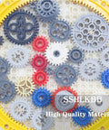 496 Piece Tech Gear Set With Axle Pins Connectors And Gears For Lego Style MOC Builds And Custom Projects Gear Up With Colorful Axles Racks And Connectors Compatible With Major Brick Brands For Creative Durable Builds assorted colorful gears and connectors.