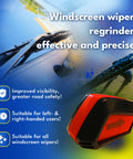 Wiper Blade Restorer Tool Quick Fix For Streaky Wipers In Seconds Universal Cutter For All Car Brands Restores Old Blades To Work Like New No Tools Needed Save Cash And Keep Glass Clear.