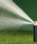 Heavy Duty Brass Sprinkler Nozzle With 15 Ft Adjustable Spray For Even Landscape Coverage Precision Machined Brass For Consistent Spray Pattern