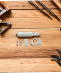 Must-Have Drive Belt Tensioner Assembly For Concrete Saw Replacement Part 4229 664 4200 Universal Hydraulic V Belt Kit Fits Ts400 Gas Cut-Off Saw Repair And Maintenance Gear Up Your Equipment Today, metal parts on wood