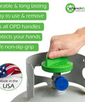 Non Slip OPD Propane Tank Valve Wrench For BBQ Grills, RV Tanks, Travel Trailers, Patio Heaters And Fire Pits With Easy Grip