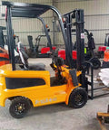 Heavy Duty 2 Ton Electric Pallet Jack Walkie Lift Truck For Warehouses And Short Moves To Haul Loads Like A Boss With Super Smooth Handling side view in warehouse.