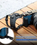 Street Ready S9 Hand Grip For Panasonic Lumix S9 Camera With L Shape Bracket And Built In Arca Quick Release Plate on camera