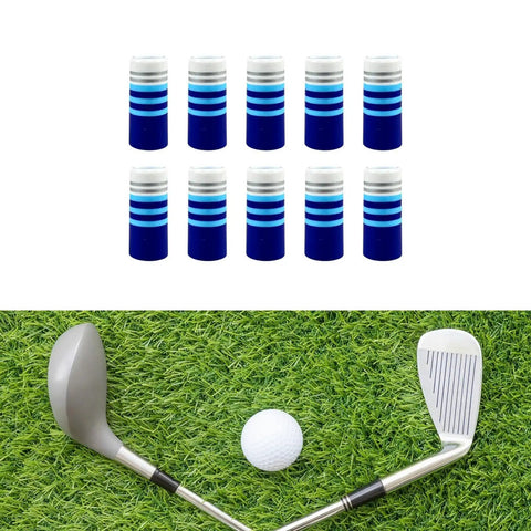 Set Of 10 Tapered Ferrules For Golf Club Shaft Repair And Upgrade, Pro Grade Iron Ferrules For Quick On Course Fixes