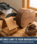 Efficient Wood Bending Kit with Steam Box Plan, 1.3-Gallon Generator, Curved Wooden Projects, Compact Pro Steamer for DIY