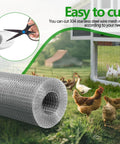 Dang Tough Quarter Inch Hardware Cloth Roll Made From Genuine 304 Stainless Steel featuring easy cutting for pest protection.