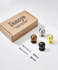10 Pack 1 Inch Vintage Antique Brass Ball Knob Set For Cabinets And Drawers, Round Solid Cabinet Knobs, hardware and screws