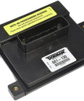 Plug And Play Fuel Pump Driver Module 601-130 For GM Vehicles Replacement, shown with black casing and connector ports