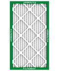 Image of MERV 8 Pleated Air Filter 16x28x1 For Furnace And AC Replacement Easy Install Electrostatic Dust And Allergy Defense