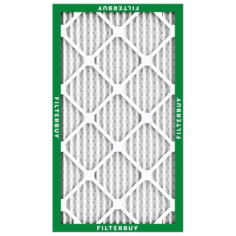 Image of MERV 8 Pleated Air Filter 16x28x1 For Furnace And AC Replacement Easy Install Electrostatic Dust And Allergy Defense