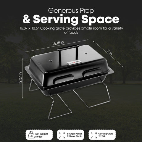 GPT 25 Propane Burner Grill With Foldable Legs For Camping And Tailgate Ready Portable BBQ Grill With Adjustable Regulator