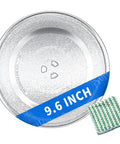 9.6 Inch Microwave Glass Turntable Plate Replacement For Panasonic Models With Eleven Sixteen Inch Y Type Coupler
