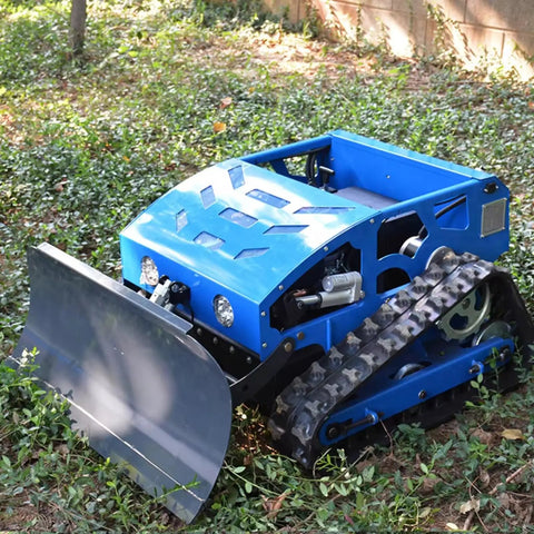Remote Control Lawn Mower For Sloped And Rough Terrain Tracked Grass Cutter Wireless All Terrain Robot Mower