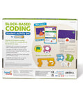 Back of Screen Free Block Based Coding Set For Kids With ScratchJr Unplug And Learn Computer Science Hands On STEM Activities.