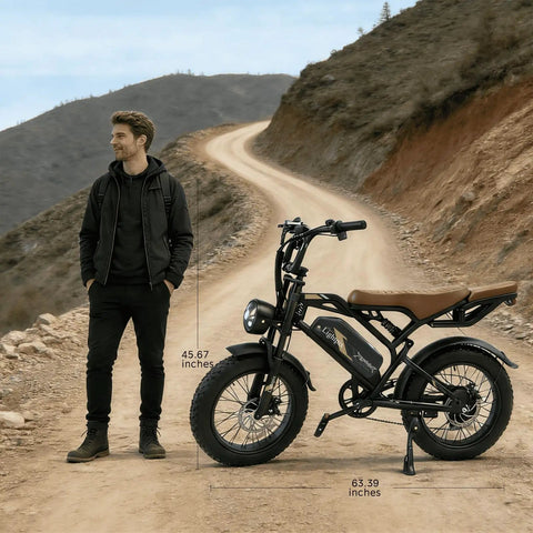 Rugged Electric Bike For Adults With 500W Brushless Motor 48V 18Ah Battery 90Nm Torque Handles 35 Degree Hills Off Road Ready
