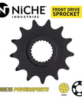 Heavy Duty Drive Sprocket Chain Combo For Polaris Scrambler 500 and Trail Blazer 400 Front 13 Tooth Rear 36 Tooth