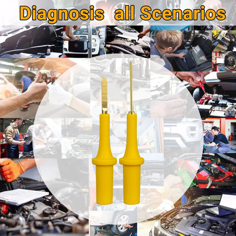 Pro Grade Automotive Test Probe Adapter Kit With Back Probe And Blade Probe Tools For Pinpoint Diagnostic Testing
