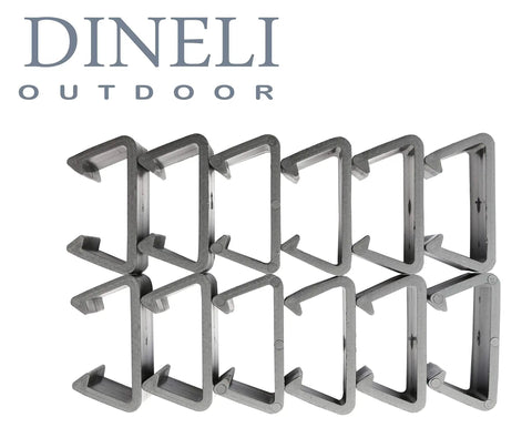 Outdoor Sofa Clips For Patio Furniture 20 Pack Nylon Connectors For Sectional Couches No More Slips Or Gaps Universal Fit