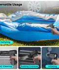 Electric Portable Air Duster With Brushless Motor 200000 RPM Peak 58 Meters Per Second Wind used for pool deflating and cleaning.