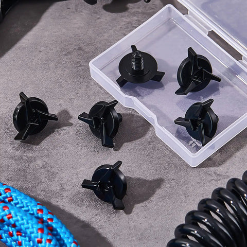 12 Piece Motorcycle Helmet Visor Screws And Visor Clip Fixing Sun Screws For Motocross Helmets Replacement Black Accessories