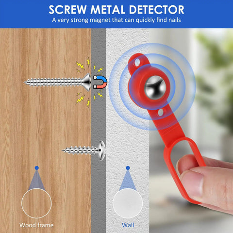 Hella Strong Magnetic Stud Finder Delivers Rock Solid Twenty Seven Pound Suction No Batteries Required Ultra Compact Build Slides Straight Into Your Pocket Best For Drywall Wood And Tile Jobs Two Pack