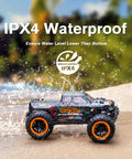 All Terrain 1:16 RC Truck With Dual 7.4V 1000mAh Batteries, Waterproof 4x4 High Speed Up To 36kmh driving on wet sand