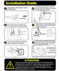 Installation guide for Top Tier Electric Heated Bidet Toilet Seat For Elongated Toilets detailing setup steps and safety tips.