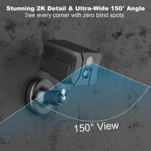 4G LTE Cellular Security Camera Indoor No WiFi Off Grid With Long Standby Battery Life Night Vision And Human Detection installed