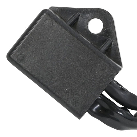 Close-up view of black CDI Box Replacement For Polaris Trail Blazer 250 ATV Xplorer 250 4X4 Trail Boss 250 2X4 4X4 Big Boss 250