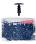 Universal Golf Cart Fastener Push Rivets Set 100 Piece Xmas Tree Clips with tool and storage box