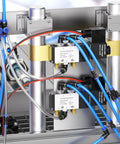 Pneumatic Straight Push Connectors Kit For Air Lines Quick Release Fittings For 6mm 8mm 10mm 12mm Tubing 40 Pieces setup in an industrial setting