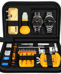 All In One Watch Repair Kit Pro Grade Gear For Battery Swaps Strap Adjustments Case Opener And Back Cover Link Remover Set